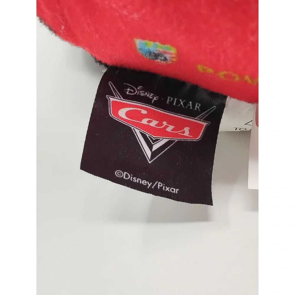 Disney Pixar Cars 2 Lightning McQueen Plush Slippers Kids Home Shoes 19 Inch